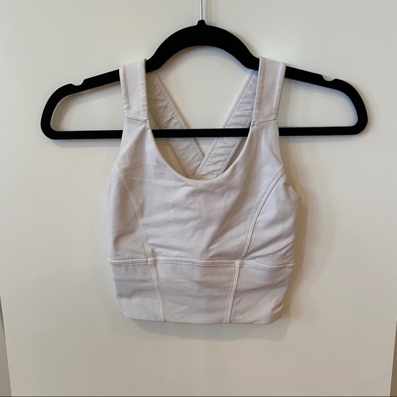Lululemon white crossback sports bra - Picture 2 of 4